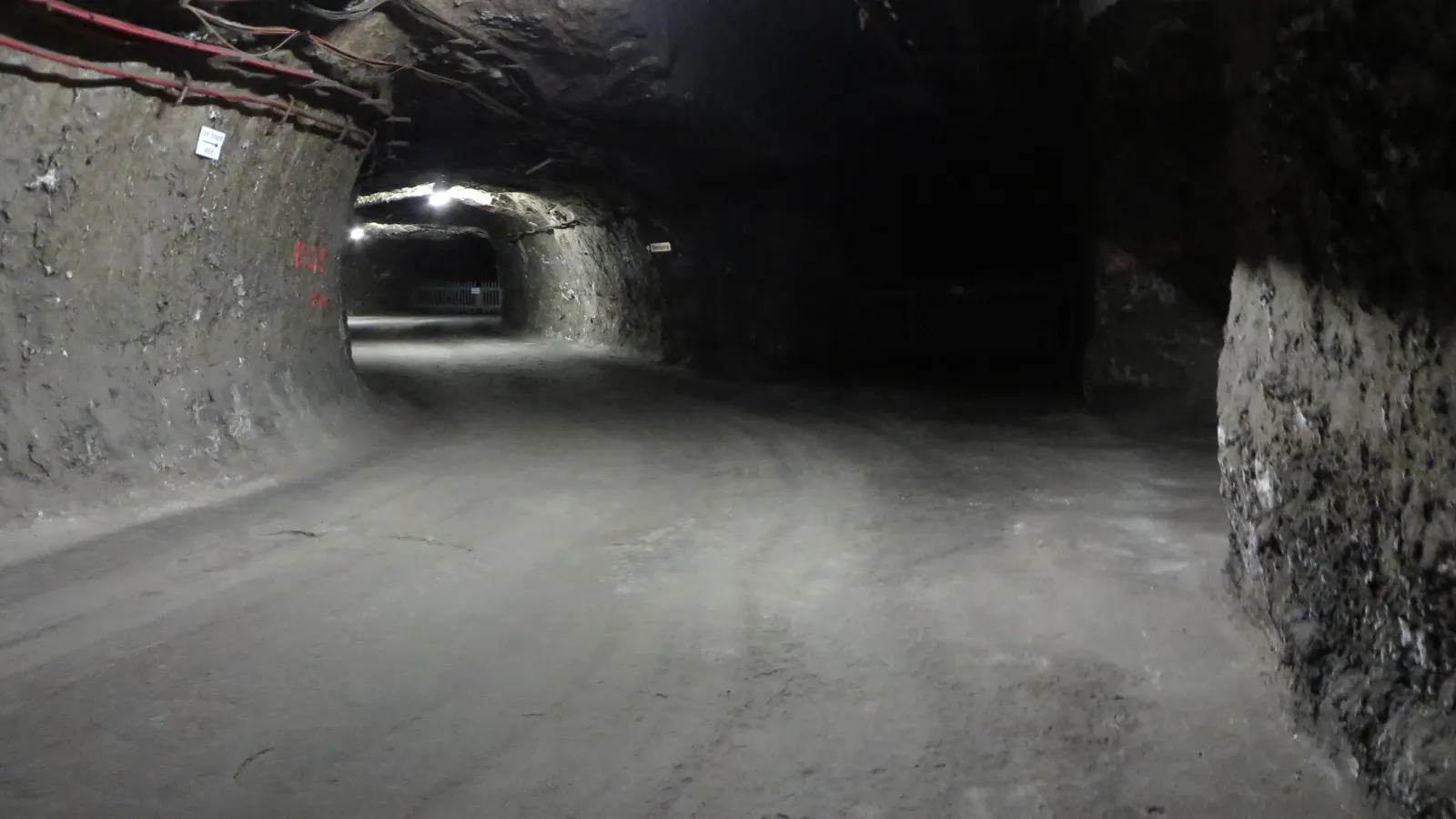 Untertage-Strecke im Salzbergwerk Bad Friedrichshall-Kochendorf